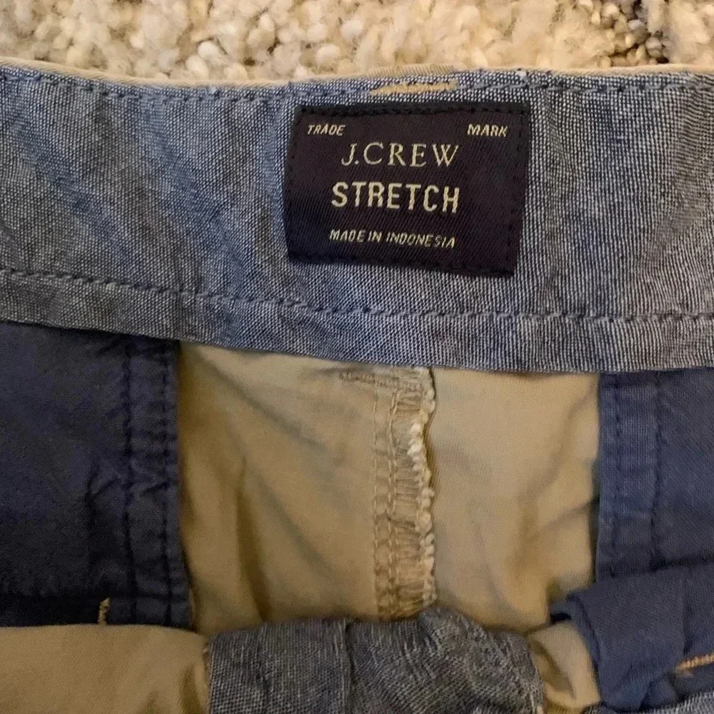 J.Crew Men's‎ Khaki Breathable Chino Shorts Size 31 9